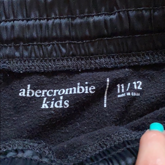 black abercrombie joggers leggings - Picture 3 of 3